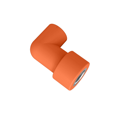 PP-R 橙優/加長內螺紋 90°彎頭（6cm）